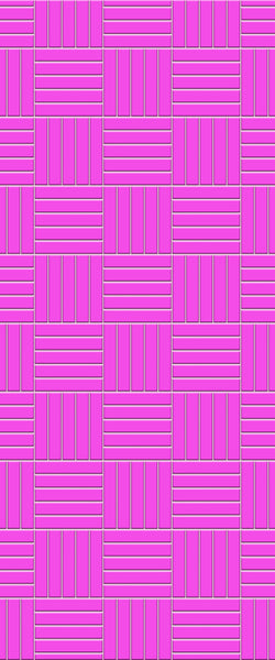 Pink Mosaic Tile Acrylic Shower Wall Panel 2440mm x 1220mm ( 3mm Thick) - CladdTech