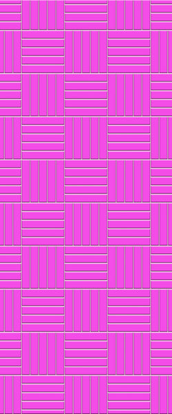 Pink Mosaic Tile Acrylic Shower Wall Panel 2440mm x 1220mm ( 3mm Thick) - CladdTech