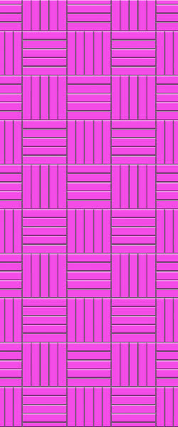 Pink Mosaic Tile Acrylic Shower Wall Panel 2440mm x 1220mm ( 3mm Thick) - CladdTech
