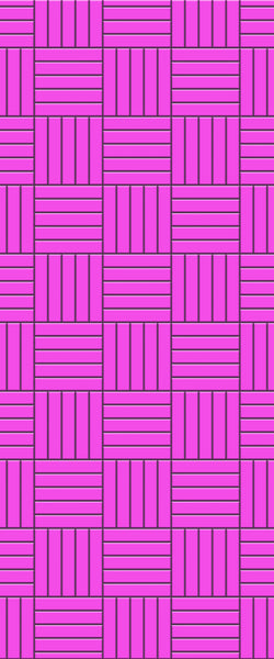 Pink Mosaic Tile Acrylic Shower Wall Panel 2440mm x 1220mm ( 3mm Thick) - CladdTech
