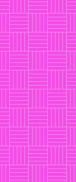 Pink Mosaic Tile Acrylic Shower Wall Panel 2440mm x 1220mm ( 3mm Thick) - CladdTech