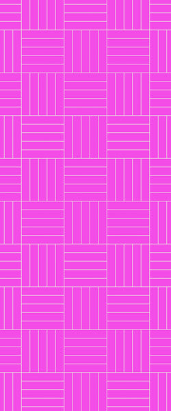 Pink Mosaic Tile Acrylic Shower Wall Panel 2440mm x 1220mm ( 3mm Thick) - CladdTech