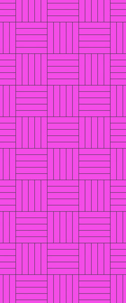 Pink Mosaic Tile Acrylic Shower Wall Panel 2440mm x 1220mm ( 3mm Thick) - CladdTech