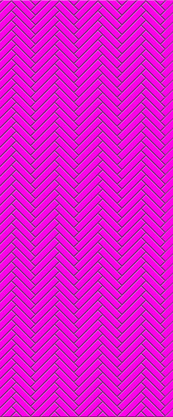 Pink Single Herringbone Tile Acrylic Shower Panel 2440mm x 1220mm ( 3mm Thick) - CladdTech