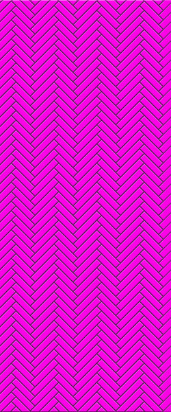 Pink Single Herringbone Tile Acrylic Shower Panel 2440mm x 1220mm ( 3mm Thick) - CladdTech