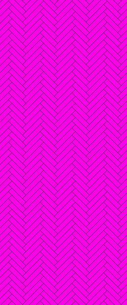 Pink Single Herringbone Tile Acrylic Shower Panel 2440mm x 1220mm ( 3mm Thick) - CladdTech