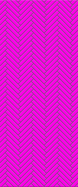 Pink Double Herringbone Tile Acrylic Shower Panel 2440mm x 1220mm ( 3mm Thick) - CladdTech