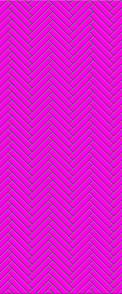 Pink Double Herringbone Tile Acrylic Shower Panel 2440mm x 1220mm ( 3mm Thick) - CladdTech