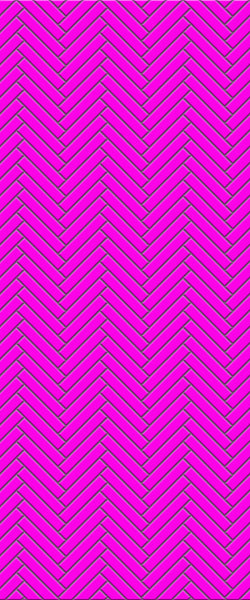 Pink Double Herringbone Tile Acrylic Shower Panel 2440mm x 1220mm ( 3mm Thick) - CladdTech