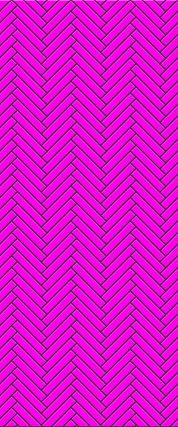 Pink Double Herringbone Tile Acrylic Shower Panel 2440mm x 1220mm ( 3mm Thick) - CladdTech