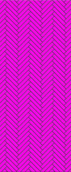 Pink Double Herringbone Tile Acrylic Shower Panel 2440mm x 1220mm ( 3mm Thick) - CladdTech