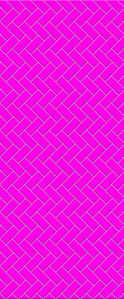 Pink Diagonal Herringbone Tile Acrylic Shower Panel 2440mm x 1220mm ( 3mm Thick) - CladdTech