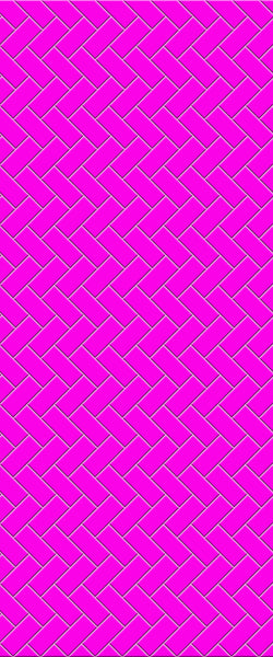 Pink Diagonal Herringbone Tile Acrylic Shower Panel 2440mm x 1220mm ( 3mm Thick) - CladdTech