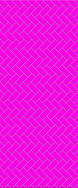 Pink Diagonal Herringbone Tile Acrylic Shower Panel 2440mm x 1220mm ( 3mm Thick) - CladdTech