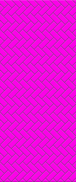 Pink Diagonal Herringbone Tile Acrylic Shower Panel 2440mm x 1220mm ( 3mm Thick) - CladdTech