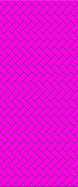 Pink Diagonal Herringbone Tile Acrylic Shower Panel 2440mm x 1220mm ( 3mm Thick) - CladdTech