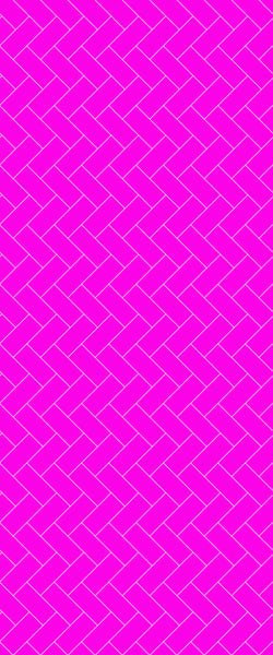 Pink Diagonal Herringbone Tile Acrylic Shower Panel 2440mm x 1220mm ( 3mm Thick) - CladdTech