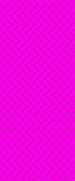 Pink Diagonal Herringbone Tile Acrylic Shower Panel 2440mm x 1220mm ( 3mm Thick) - CladdTech