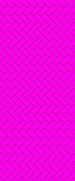 Pink Diagonal Herringbone Tile Acrylic Shower Panel 2440mm x 1220mm ( 3mm Thick) - CladdTech