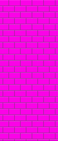 Pink Subway Tile Acrylic Shower Panel 2440mm x 1220mm ( 3mm Thick) - CladdTech
