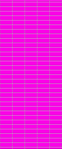Pink Horizontal Block Tile Acrylic Shower Panel 2440mm x 1220mm ( 3mm Thick) - CladdTech