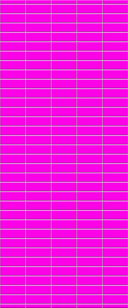 Pink Horizontal Block Tile Acrylic Shower Panel 2440mm x 1220mm ( 3mm Thick) - CladdTech