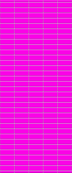 Pink Horizontal Block Tile Acrylic Shower Panel 2440mm x 1220mm ( 3mm Thick) - CladdTech