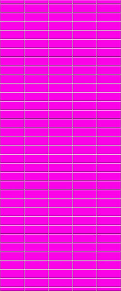 Pink Horizontal Block Tile Acrylic Shower Panel 2440mm x 1220mm ( 3mm Thick) - CladdTech