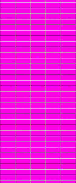 Pink Horizontal Block Tile Acrylic Shower Panel 2440mm x 1220mm ( 3mm Thick) - CladdTech