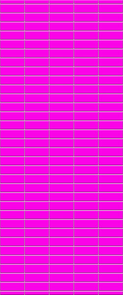 Pink Horizontal Block Tile Acrylic Shower Panel 2440mm x 1220mm ( 3mm Thick) - CladdTech