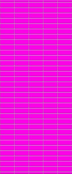 Pink Horizontal Block Tile Acrylic Shower Panel 2440mm x 1220mm ( 3mm Thick) - CladdTech