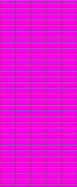 Pink Horizontal Block Tile Acrylic Shower Panel 2440mm x 1220mm ( 3mm Thick) - CladdTech