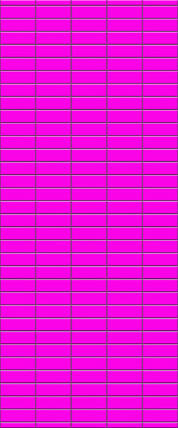 Pink Horizontal Block Tile Acrylic Shower Panel 2440mm x 1220mm ( 3mm Thick) - CladdTech