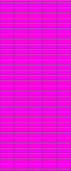 Pink Horizontal Block Tile Acrylic Shower Panel 2440mm x 1220mm ( 3mm Thick) - CladdTech