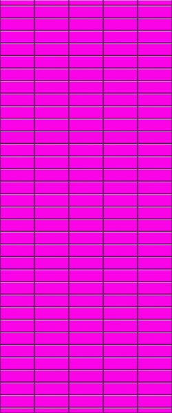 Pink Horizontal Block Tile Acrylic Shower Panel 2440mm x 1220mm ( 3mm Thick) - CladdTech