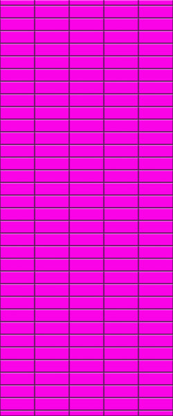 Pink Horizontal Block Tile Acrylic Shower Panel 2440mm x 1220mm ( 3mm Thick) - CladdTech