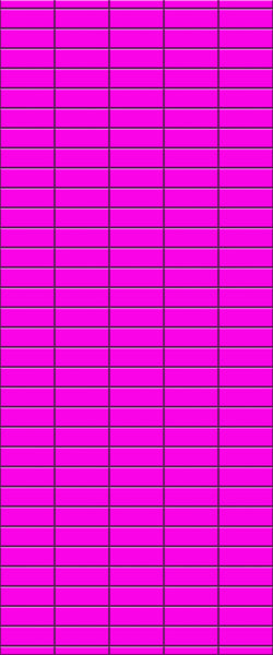 Pink Horizontal Block Tile Acrylic Shower Panel 2440mm x 1220mm ( 3mm Thick) - CladdTech