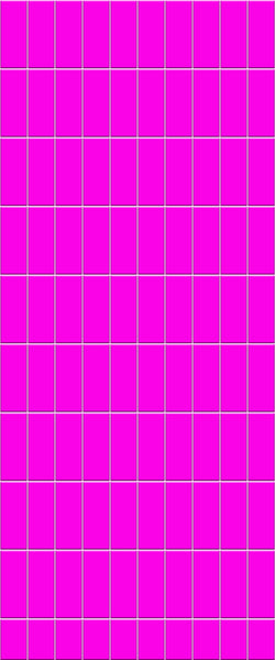 Pink Vertical Block Tile Acrylic Shower Panel 2440mm x 1220mm ( 3mm Thick) - CladdTech