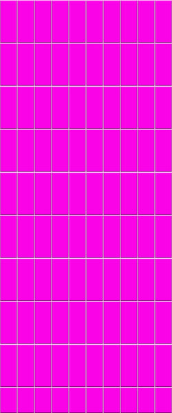 Pink Vertical Block Tile Acrylic Shower Panel 2440mm x 1220mm ( 3mm Thick) - CladdTech