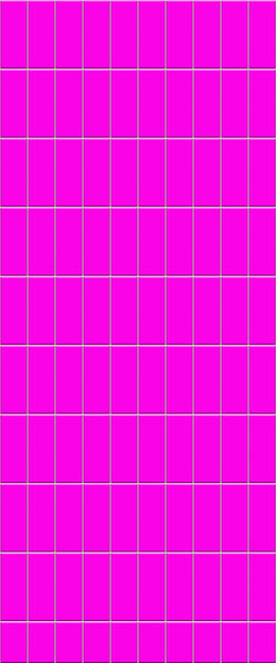 Pink Vertical Block Tile Acrylic Shower Panel 2440mm x 1220mm ( 3mm Thick) - CladdTech