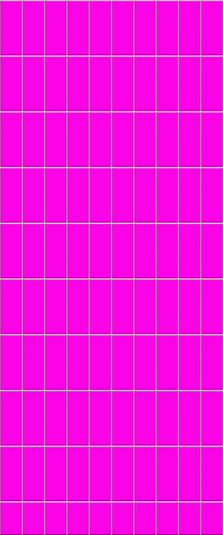 Pink Vertical Block Tile Acrylic Shower Panel 2440mm x 1220mm ( 3mm Thick) - CladdTech