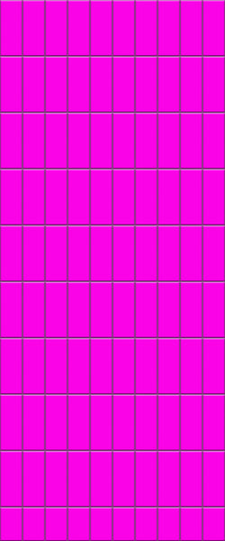 Pink Vertical Block Tile Acrylic Shower Panel 2440mm x 1220mm ( 3mm Thick) - CladdTech