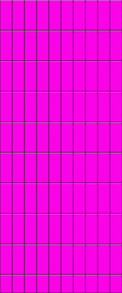 Pink Vertical Block Tile Acrylic Shower Panel 2440mm x 1220mm ( 3mm Thick) - CladdTech