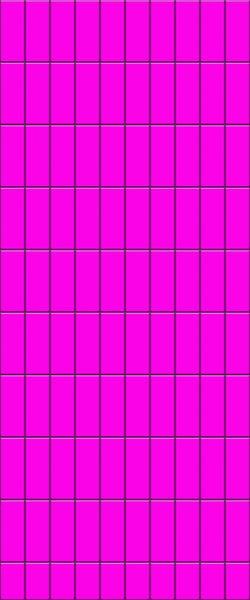 Pink Vertical Block Tile Acrylic Shower Panel 2440mm x 1220mm ( 3mm Thick) - CladdTech