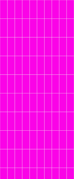 Pink Vertical Block Tile Acrylic Shower Panel 2440mm x 1220mm ( 3mm Thick) - CladdTech