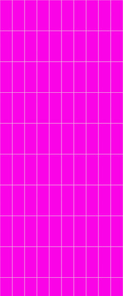 Pink Vertical Block Tile Acrylic Shower Panel 2440mm x 1220mm ( 3mm Thick) - CladdTech