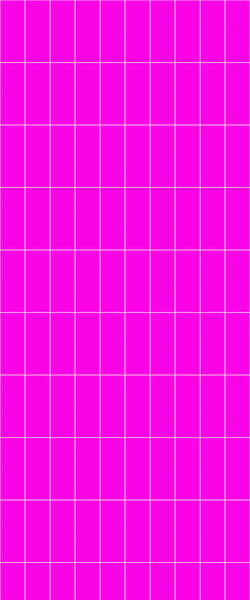 Pink Vertical Block Tile Acrylic Shower Panel 2440mm x 1220mm ( 3mm Thick) - CladdTech