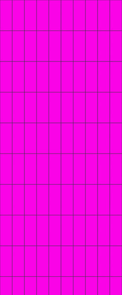 Pink Vertical Block Tile Acrylic Shower Panel 2440mm x 1220mm ( 3mm Thick) - CladdTech