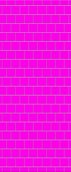 Pink Large Square's Tile Acrylic Shower Wall Panel 2440mm x 1220mm ( 3mm Thick) - CladdTech