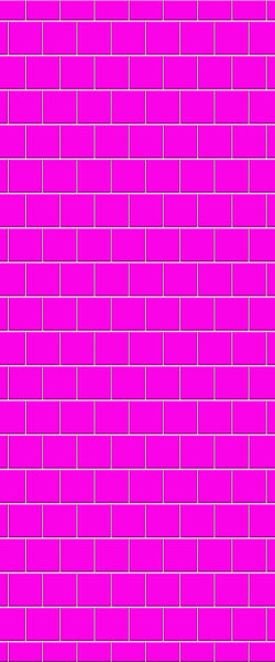 Pink Large Square's Tile Acrylic Shower Wall Panel 2440mm x 1220mm ( 3mm Thick) - CladdTech